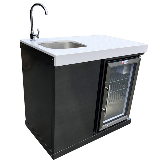 Mont Alpi Beverage Center - Black Stainless Steel