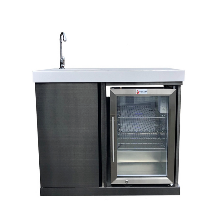 Mont Alpi Beverage Center - Black Stainless Steel