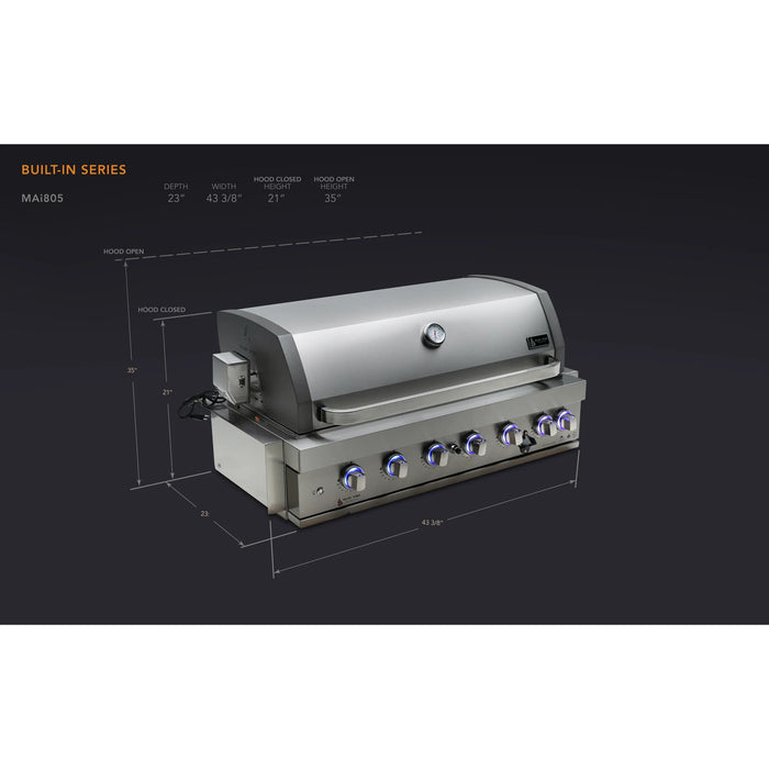 Mont Alpi 805 Built-In Gas Grill (MABi805)